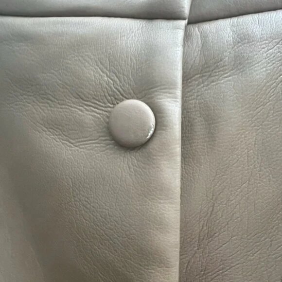 Aritzia Leather Midi Pencil Skirt - Picture 8 of 8